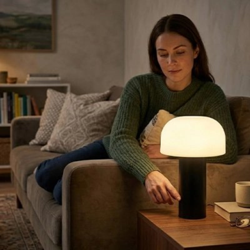 Lampe champignon noir utilisation facile