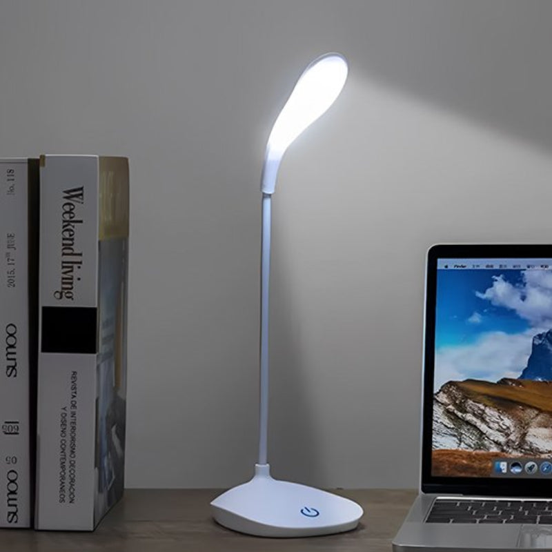 Lampe de bureau blanche ordinateur bureau livre