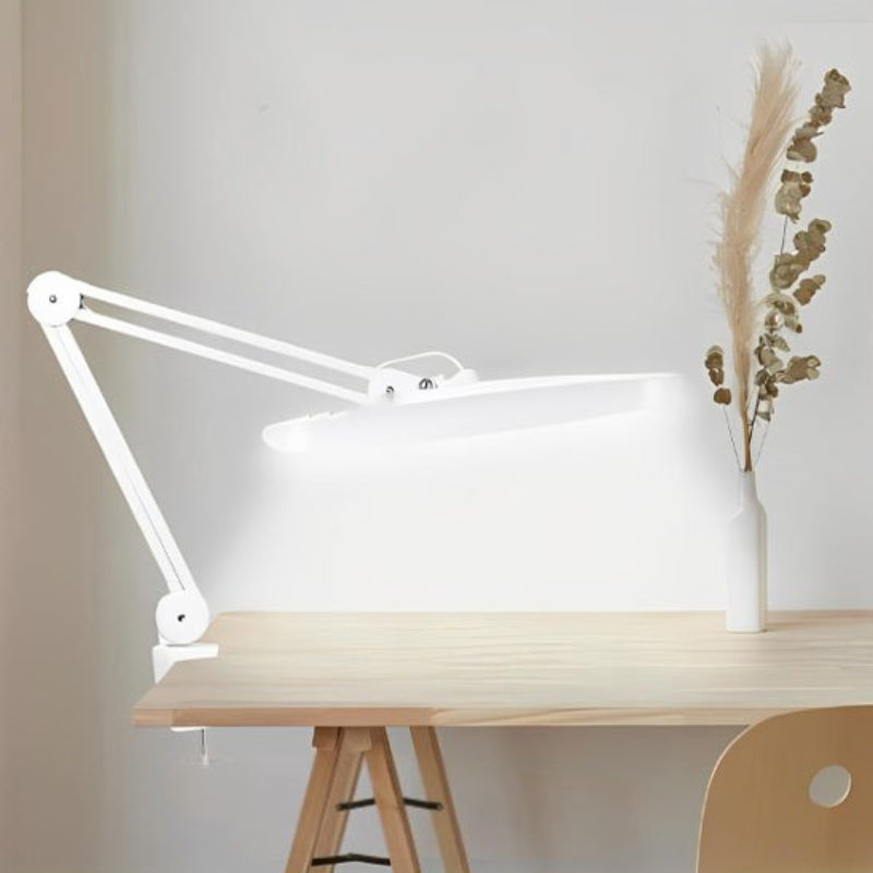lampe de bureau LED avec plante