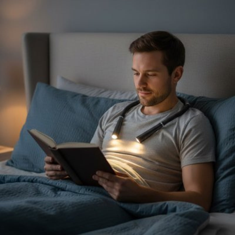 Lampe de lecture au lit sans déranger l'autre partenaire