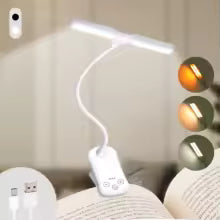 lampe de lecture blanc clip livre
