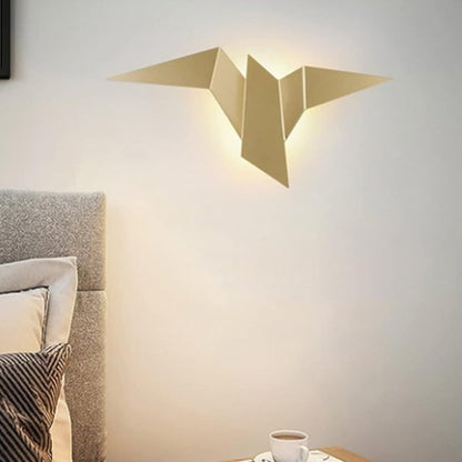 Applique murale chambre or lumière douce
