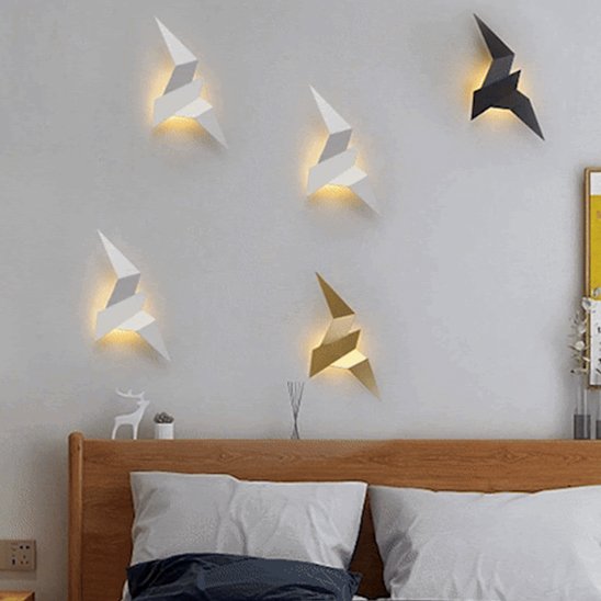 Applique murale chambre de trois couleurs