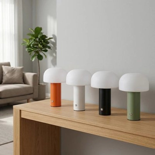 Lampe champignon quatre couleurs disponibles