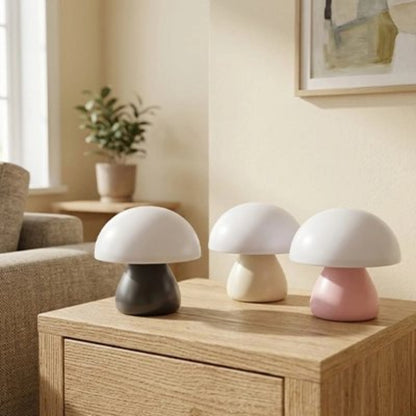 Lampe champignon trois couleurs