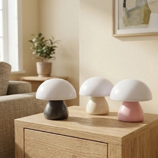 Lampe champignon trois couleurs