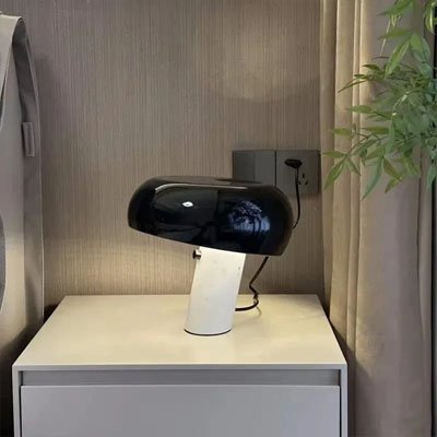 Lampe chevet champignon lumière douce