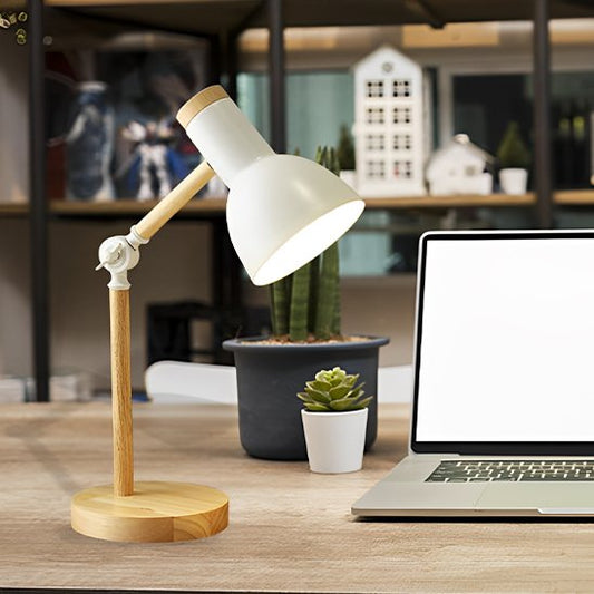 Lampe de bureau blanche