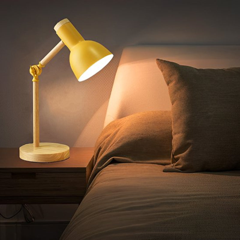 Lampe de bureau et de chevet jaune