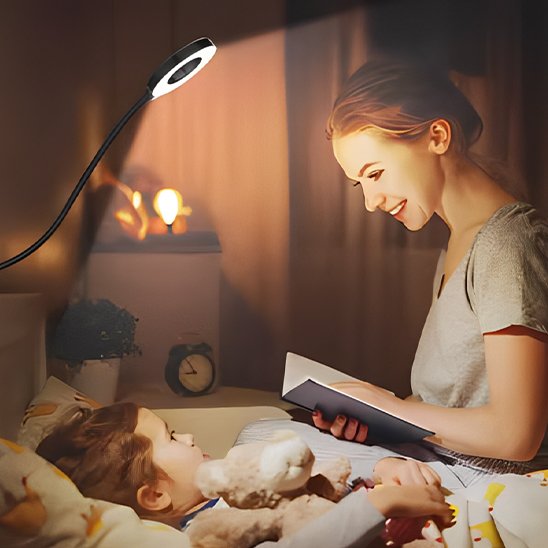 Lampe de bureau mère lecture enfant