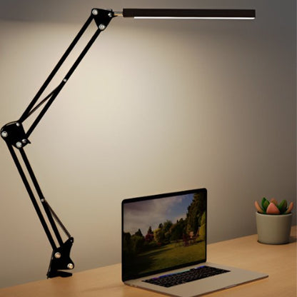 Lampe de bureau noire soir
