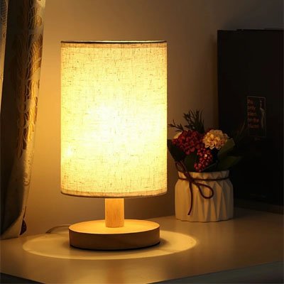 Lampe de chevet décoration chaleureuse