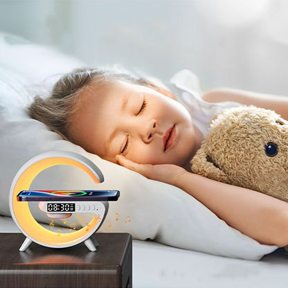 lampe de chevet design enfant éveil en douceur avec musique douce cellulaire