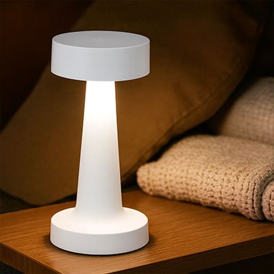 Lampe de chevet lumière douce soir