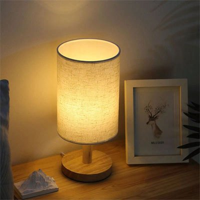 Lampe de chevet lumière douce soirée