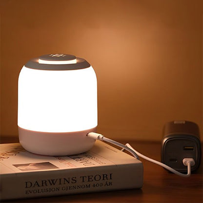 Lampe de chevet tactile recharge  facile fil USB