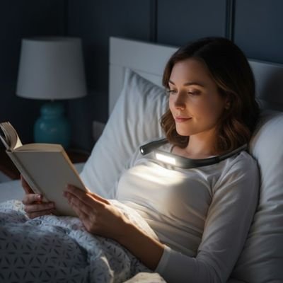 Lampe de lecture femme confort au lit