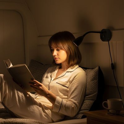 lampe de lecture lit