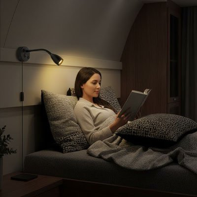 lampe de lecture lit